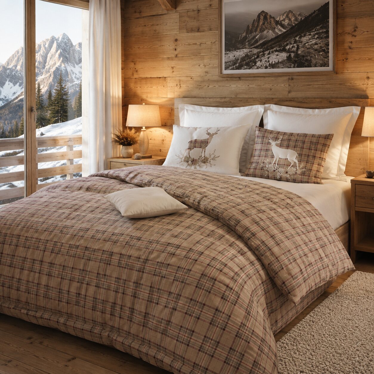 Parure Chalet con cervo